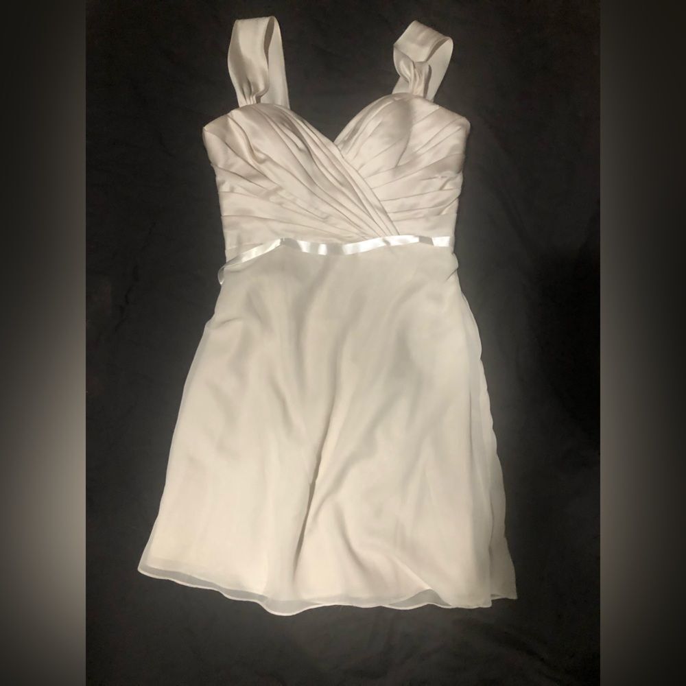 Wtoo Cream Sleeveless Dress #1059